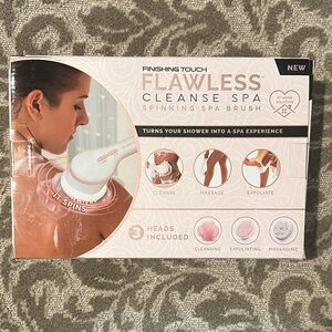 Finishing Touch Flawless Cleanse Spa Brush - Pink  unopened box